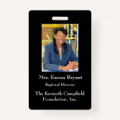 Bedrijfsidentiteitskaart Badge (Voorkant)