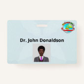 Bedrijfsidentiteitskaart en het Badge van de Naam (Achterkant)