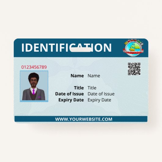 Bedrijfsidentiteitskaart en het Badge van de Naam (Voorkant)