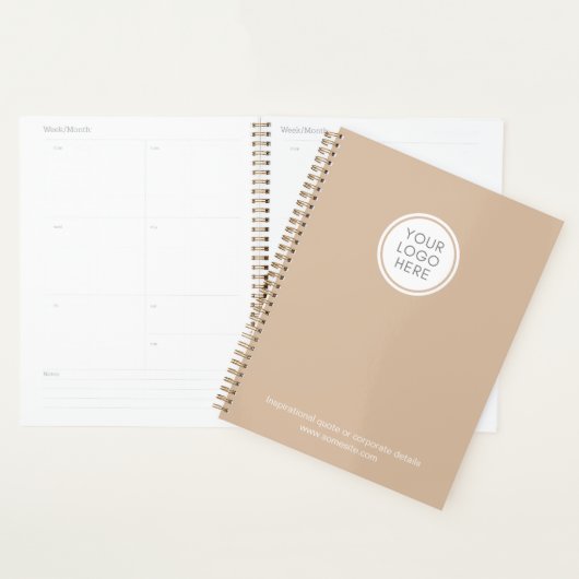 Bedrijfsinformatie logo Notitieboek Planner & bedr (Display)
