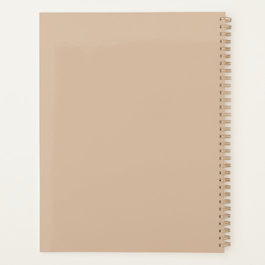 Bedrijfsinformatie logo Notitieboek Planner & bedr (Achterkant)