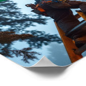 Bedrijfsinstallatie voor kerstverlichting poster (Hoek)