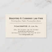 Bedrijfsjurylid Visitekaartje (Voorkant)