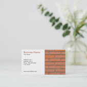 Bedrijfskaart van de bouw de Industrie Visitekaartje (Staand voorkant)