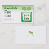 Bedrijfskaart van de Malplaatje van de Boer van de Visitekaartje (Voorkant / Achterkant)