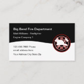 Bedrijfskaart van de Motor van de Brandweer Visitekaartje (Voorkant)