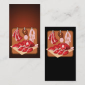 Bedrijfskaart van professionele varkenshandelaar visitekaartje (Voorkant / Achterkant)