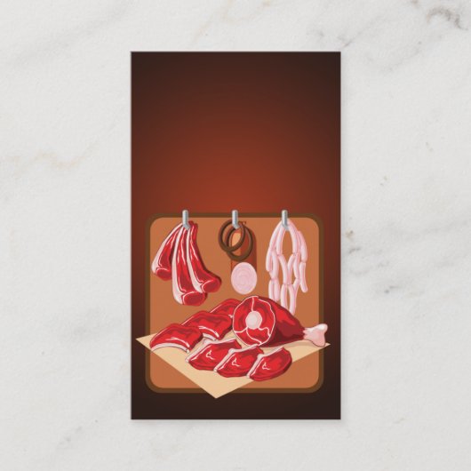 Bedrijfskaart van professionele varkenshandelaar visitekaartje (Voorkant)