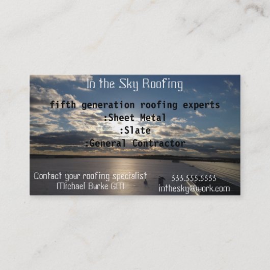 Bedrijfskaart Visitekaartje (Voorkant)