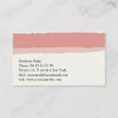 BEDRIJFSKAART VISITEKAARTJE (Achterkant)