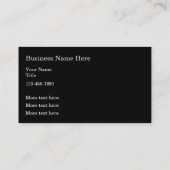 Bedrijfskaart voor professionele auto's visitekaartje (Achterkant)