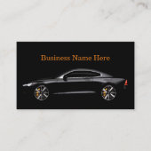 Bedrijfskaart voor professionele auto's visitekaartje (Voorkant)