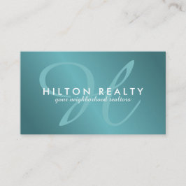 Bedrijfskaart voor professionele monogram visitekaartje