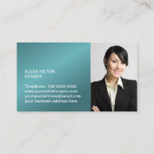 Bedrijfskaart voor professionele monogram visitekaartje (Achterkant)