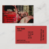 Bedrijfskaart voor reparateurs visitekaartje (Voorkant / Achterkant)