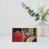 Bedrijfskaart voor reparateurs visitekaartje (Staand voorkant)