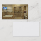 Bedrijfskaart voor thuisgebruik visitekaartje (Voorkant / Achterkant)