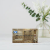 Bedrijfskaart voor thuisgebruik visitekaartje (Staand voorkant)