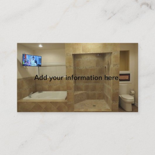 Bedrijfskaart voor thuisgebruik visitekaartje (Voorkant)