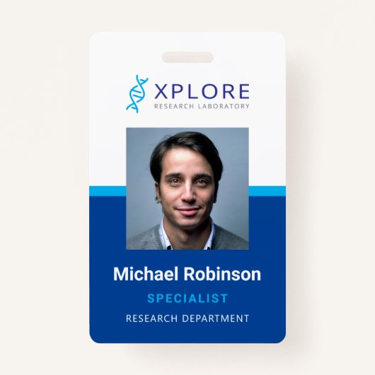 Bedrijfskaart voor werknemers badge (Voorkant)