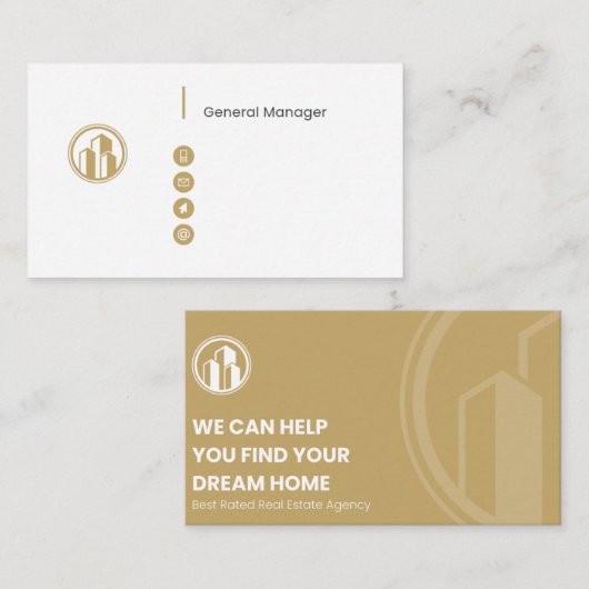 Bedrijfskaarten Visitekaartje (Voorkant / Achterkant)