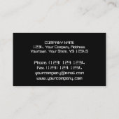 Bedrijfskaartsjabloon Blauwe PC-reparaties Visitekaartje (Achterkant)
