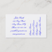 Bedrijfskaartsjabloon voor Catalogusservice Visitekaartje (Achterkant)