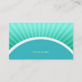 Bedrijfskaartsjabloon voor het schoonmaken van het visitekaartje (Achterkant)