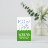 Bedrijfskaarttemplate voor Lawn Mown Services Visitekaartje (Staand voorkant)
