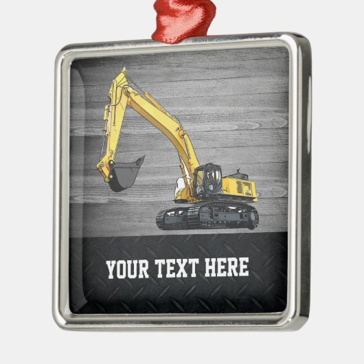 Bedrijfsklare graafmachines metalen ornament (Links)