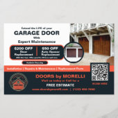 Bedrijfskleding voor installatie en reparatie van  flyer (Voorkant)