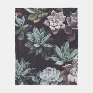 BEDRIJFSKLEURENSUCCULENTE PLANT FLEECE DEKEN