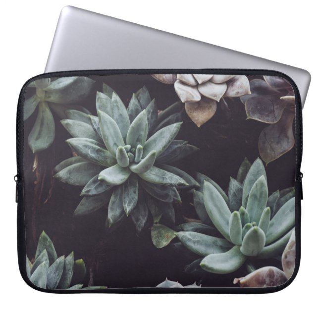 BEDRIJFSKLEURENSUCCULENTE PLANT LAPTOP SLEEVE (Voorkant)