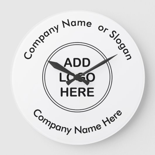 Bedrijfsklokken van de Kantoor van de Logo Grote Klok (Voorkant)