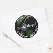 Bedrijfslabel van plum Jelly Ronde Sticker (Envelop)