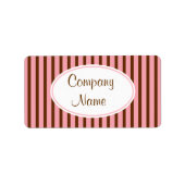 Bedrijfslabels Etiket (Voorkant)