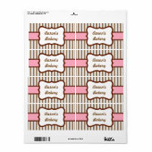 bedrijfslabels Gepersonaliseerd Etiket (Full Sheet)