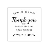 BEDRIJFSLEVEN Bedankt dat je je eigen LOGO en naam Rubberstempel (Afrduk)