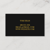 Bedrijfsleven tegen brand en ijsverwarming en airc visitekaartje (Achterkant)