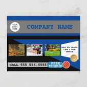 Bedrijfsleven voor Eigen zorg en sneeuwverwijderin Briefkaart (Voorkant)