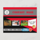 Bedrijfsleven voor Eigen zorg en sneeuwverwijderin Briefkaart (Voorkant)