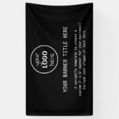 Bedrijfslogo Aangepaste banner in promotie (Verticaal)