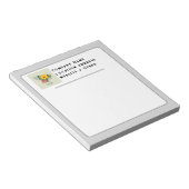 Bedrijfslogo Aangepaste Notitieblok Neutrale Kleur (Schuin)