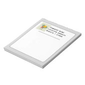 Bedrijfslogo Aangepaste Notitieblok Neutrale Kleur (Linkerzijde)