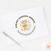 Bedrijfslogo Bedankt Ronde Stickers (Envelop)