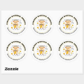 Bedrijfslogo Bedankt Ronde Stickers (Vel)