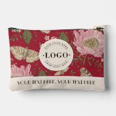 Bedrijfslogo bedrijf botanisch bloemendesign etui (Achterkant)