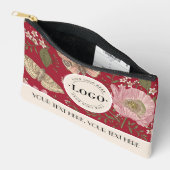 Bedrijfslogo bedrijf botanisch bloemendesign etui (Open)