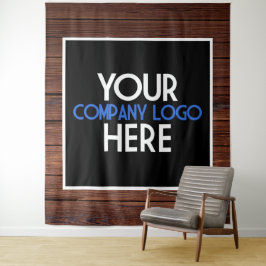Bedrijfslogo Beurs Achtergrond Houten Achtergrond Wandkleed