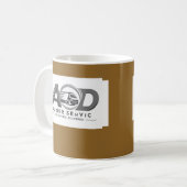 Bedrijfslogo Bruin Koffiemok (Voorkant links)